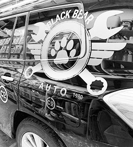 Vehicle Graphics in greyscale